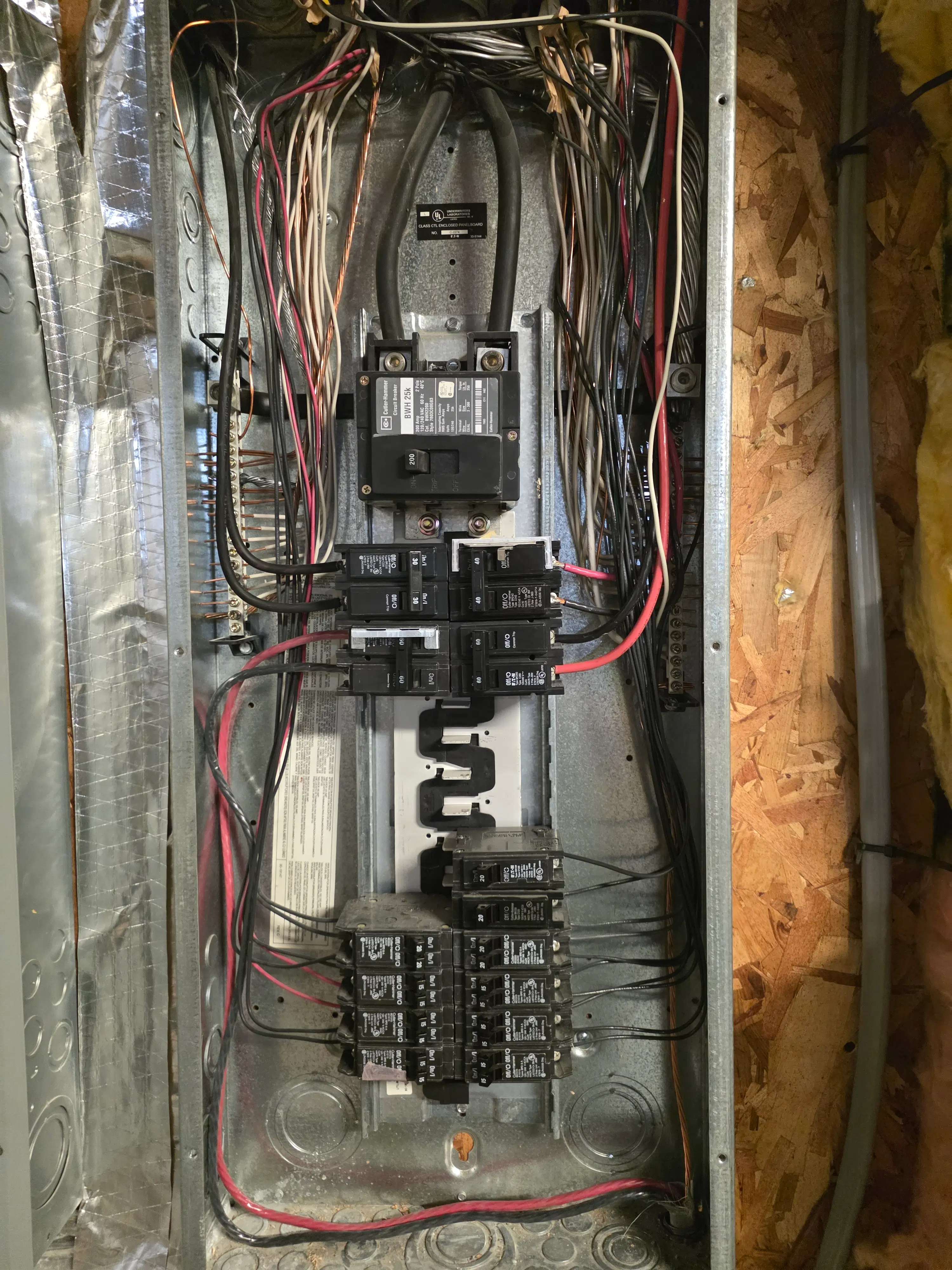 Auto Charge Pros residential electrical panel wiring and organized branch circuits